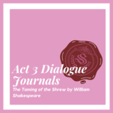 The Taming of the Shrew Act III Dialogue Journals