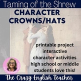 The Taming of the Shrew Characterization Lessons Activitie