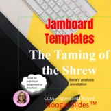 The Taming of the Shrew Jamboard Templates Google Slides™ 