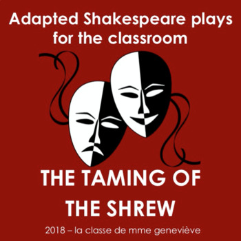 Preview of The Taming of the Shrew - middle school script