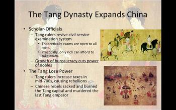 Preview of The Tang and Song Dynasties