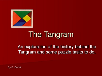 Medieval Chinese Tangram Puzzle (Distance Learning Compatible) in 2023