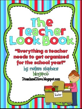 Preview of The Teacher Look Book/Notebook/ Binder
