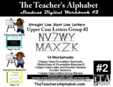 tTA #2--The Teacher's Alphabet Upper Case Letters Group #2