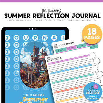 Preview of The Teacher's Summer Reflection Journal
