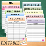 The Teacher's Ultimate Sign-In Sheets - Editable