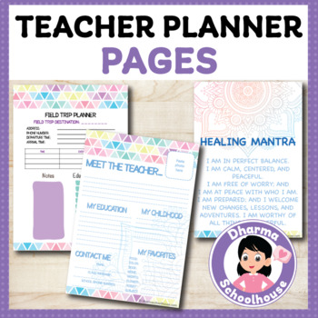 Preview of The Teacher's Planner