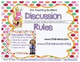 The Teaching Goddess' Discussion Rules Poster Free Version