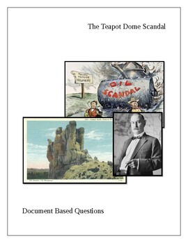 Preview of The Teapot Dome Scandal Document Based Questions