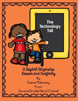 Preview of The Technology Tail- A Digital Citizenship Lesson and Craftivity