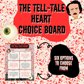 Preview of The Tell-Tale Heart Choice Board Activities