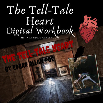 Preview of The Tell Tale Heart Digital Notebook and Printable
