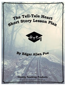 Preview of Lesson: The Tell-Tale Heart by Edgar Allan Poe Lesson Plan, Worksheets, Key, PPT