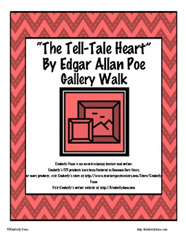 Preview of The Tell-Tale Heart by Edgar Allan Poe Gallery Walk
