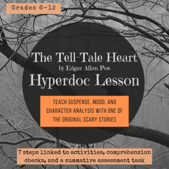Preview of The Tell-Tale Heart Hyperdoc (Great for Distance Learning)