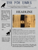 The Tell-Tale Heart Newspaper Activity: The Poe Times