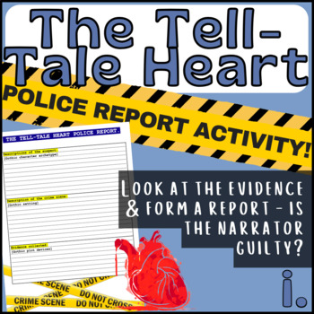 Preview of The Tell-Tale Heart POLICE REPORT Activity - Gothic Literature & Comprehension!