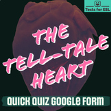 The Tell-Tale Heart - Quick Quiz Form for Google Classroom.