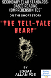 The Tell-Tale Heart Reading Comprehension Test Quiz and Es