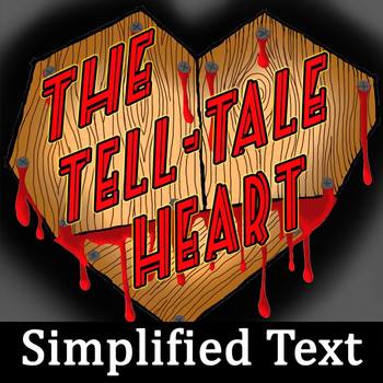 Preview of The Tell-Tale Heart Simplified Text for Struggling Readers, EC, ESOL