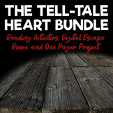 The Tell-Tale Heart Reading Comprehension Activities BUNDLE