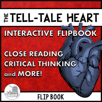Preview of The Tell Tale Heart by Edgar Allan Poe - Interactive Flip Book, 10 Activities