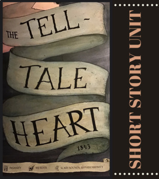 Preview of The Tell Tale Heart by Edgar Allen Poe Graphic Novel Unit/Answer Keys