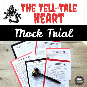 Preview of The Tell-tale Heart Mock Trial - Edgar Allan Poe - Real life and Speaking Skills
