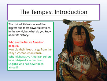 Preview of The Tempest Introduction