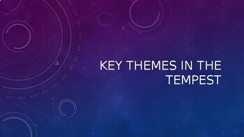 Preview of The Tempest - Key Themes