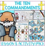 The Ten Commandments Bible Lesson Activities Craft Mini Bo