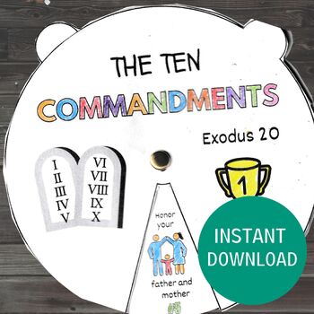 Valentines Day Ten Commandments Crafts for Sunday School