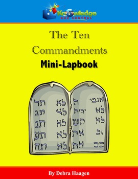 Preview of The Ten Commandments Mini-Lapbook / Interactive Notebook