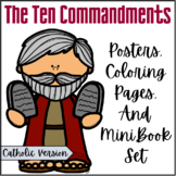 The Ten Commandments Posters, Coloring Pages, and Mini Boo