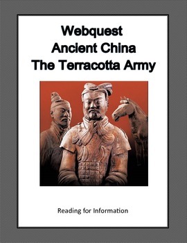 Preview of The Terracotta Army in Ancient China Webquest - Ancient Civilizations