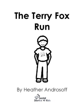 Preview of The Terry Fox Run - Black and White