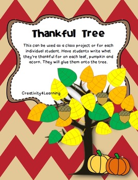 Preview of The Thankful Tree