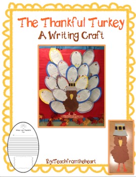 Preview of The Thankful Turkey (A Thanksgiving Writing Craft)