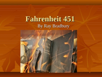 Preview of The Themes of Fahrenheit 451 by Ray Bradbury Powerpoint