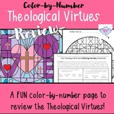 The Theological Virtues Color-By-Number