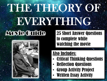 Preview of The Theory of Everything Movie Guide (2014) - Movie Questions w/Extra Activities