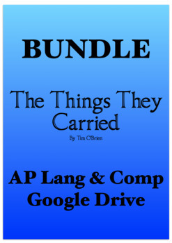 Preview of The Things They Carried BUNDLE | AP Lang & Comp | Google Drive