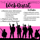 The Things They Carried Web Quest | Pre- Reading  and Cont