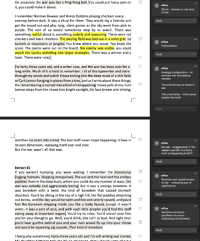 Preview of The Things They Carried_annotated extracts (x2)_Spin
