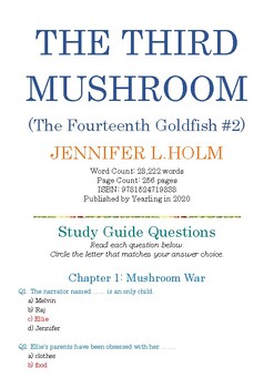 Preview of The Third Mushroom by JENNIFER L.HOLM; Multiple-Choice Study Guide w/Answer Key