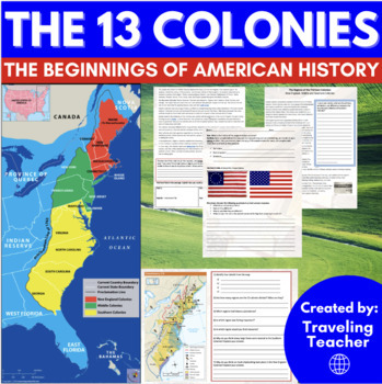 Preview of The Thirteen Colonies: An Introduction to American History: Reading Passages