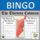 The Thirteen Colonies BINGO Review Game Activity