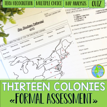 Thirteen Colonies QUIZ By A Social Studies Life TpT   Original 417353 1 