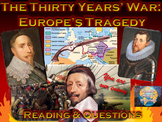 The Thirty Years' War: Europe's Tragedy (Reading & Questions)