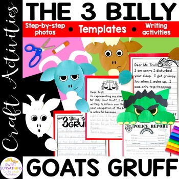 The Three Billy Goats Gruff Craft Activity By Sweet Sensations Tpt